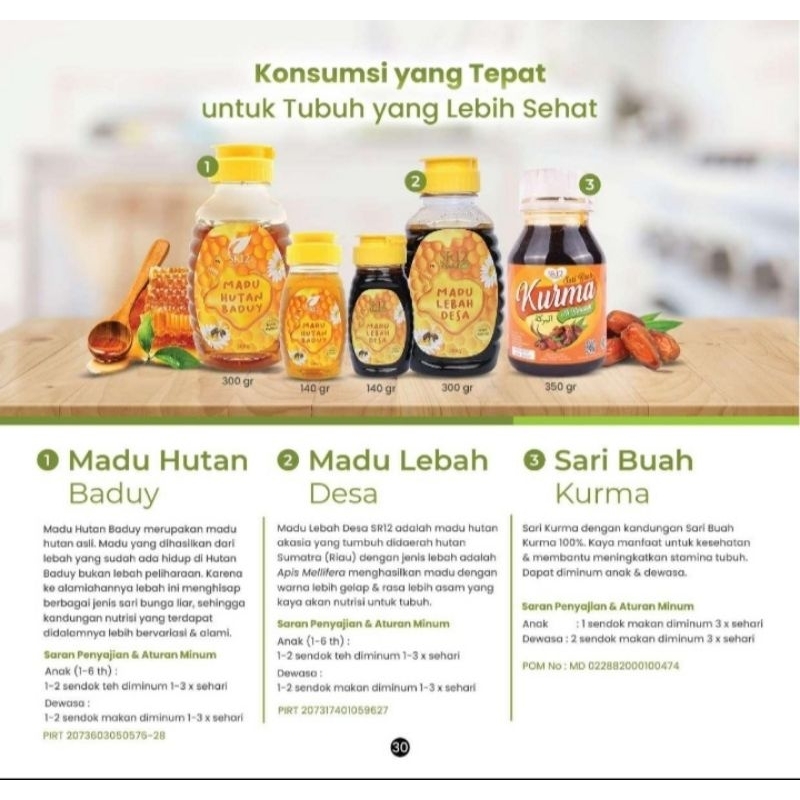 

SR12 Madu Hutan Baduy Asli 100% Murni Tanpa Campuran Menjaga Daya Tahan Tubuh - 140gr