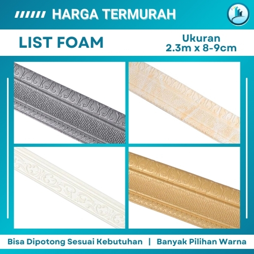 Border List Wallpaper List Wallpaper Dinding Foam 3d Stiker List Dinding Wall Moulding Walpaper