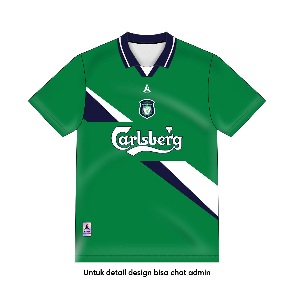 ATHLETIC SPORTWEAR - Jersey Vintage Bola Fantasy Liverpool Third 2000-01 Fullprinting Casual - Atasa