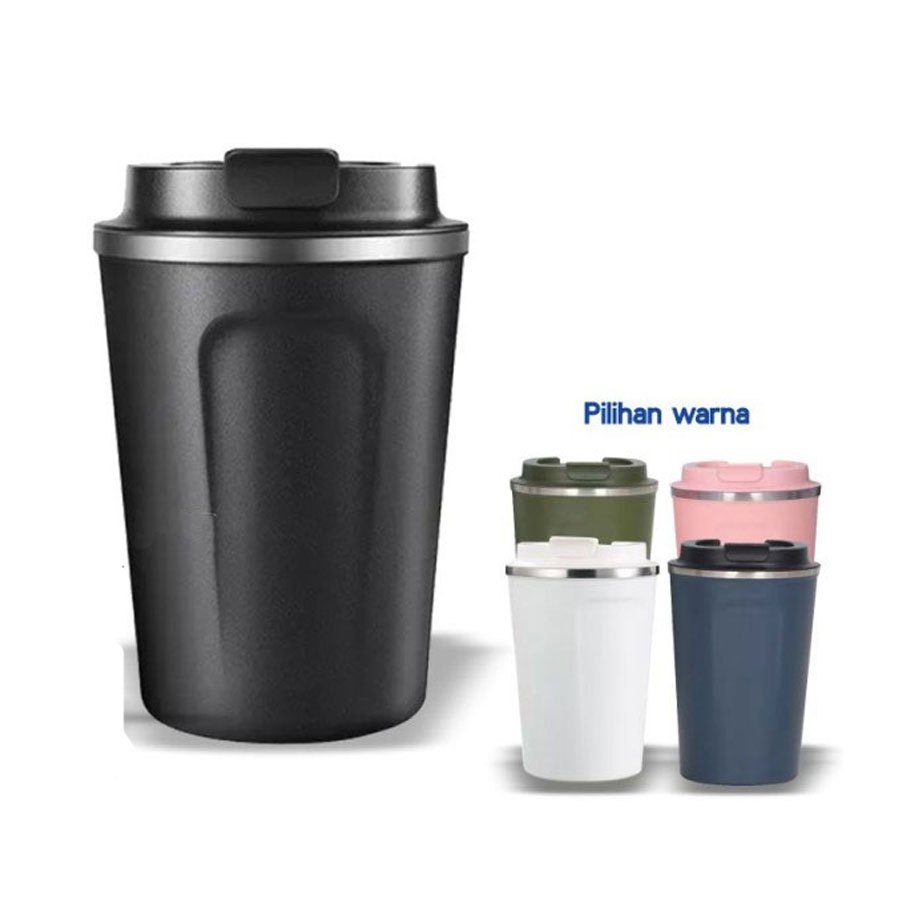Tumbler Kopi lengkap filter saringan 380 ML Tahan Panas BARU