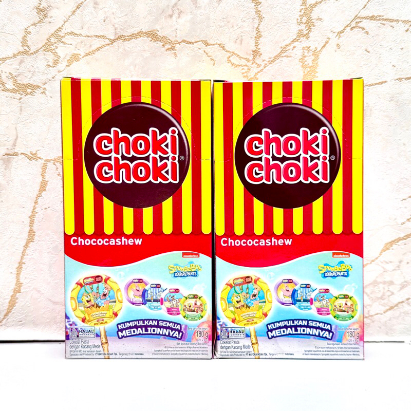 

Choki Choki Choco Cashew Pasta Coklat Stick 180gr