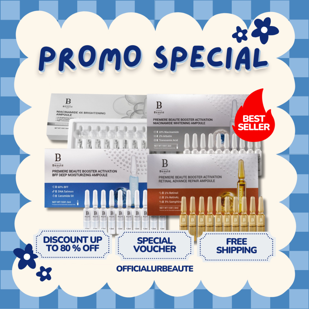 Premiere Beaute Ampoule Serum All Variants - Ampoule Serum untuk mengatasi segala permasalahan kulit