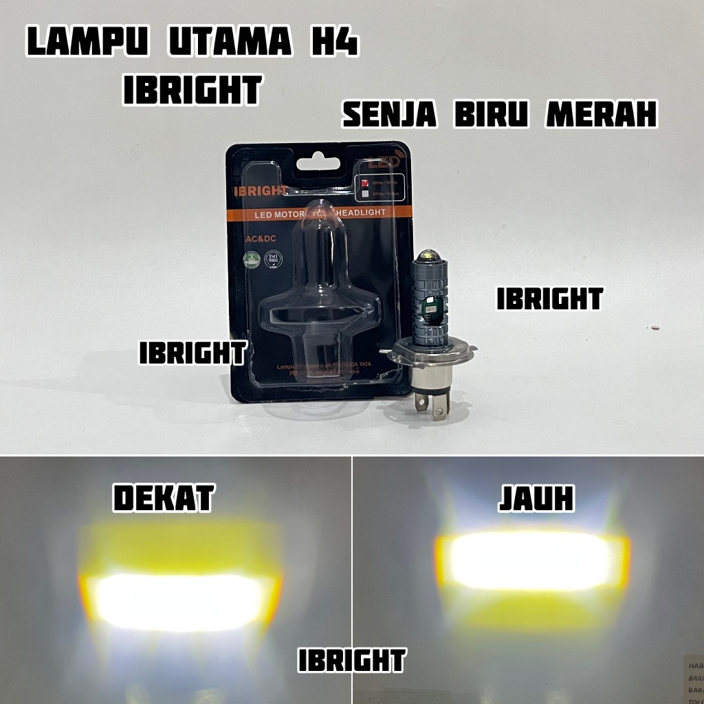 IBRIGHT H4 BM - Lampu Utama H4 Led
