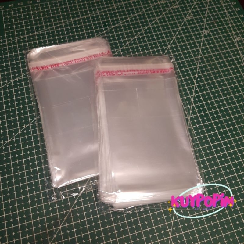 PLASTIK OPP SEAL 6X10 CM / PLASTIK PACKING/ PLASTIK PHOTOCARD