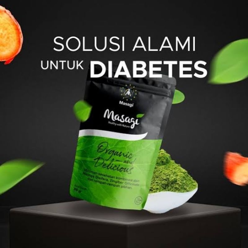MASAGI 215 gram HERBAL 100% ORIGINAL - OBAT HERBAL TERBAIK AMPUH  MENGOBATI PANKREAS & DIABETES
