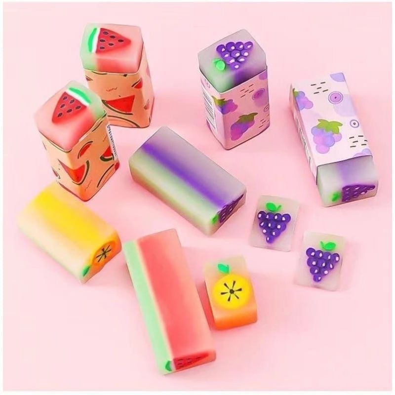 

##Penghapus pensil motif karakter lucu / penghapus buah wangi / penghapus karakter boneka
