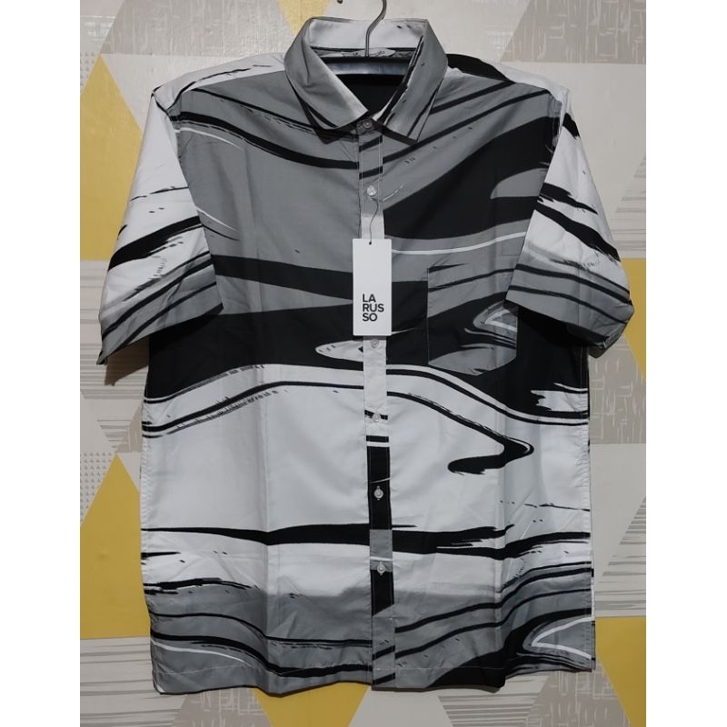 Kemeja Pria LARUSSO original size M, L, XL