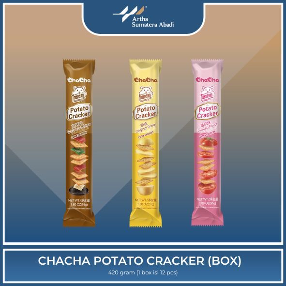 

CHACHA POTATO CRACKER 35G (1 box isi 12 pcs)