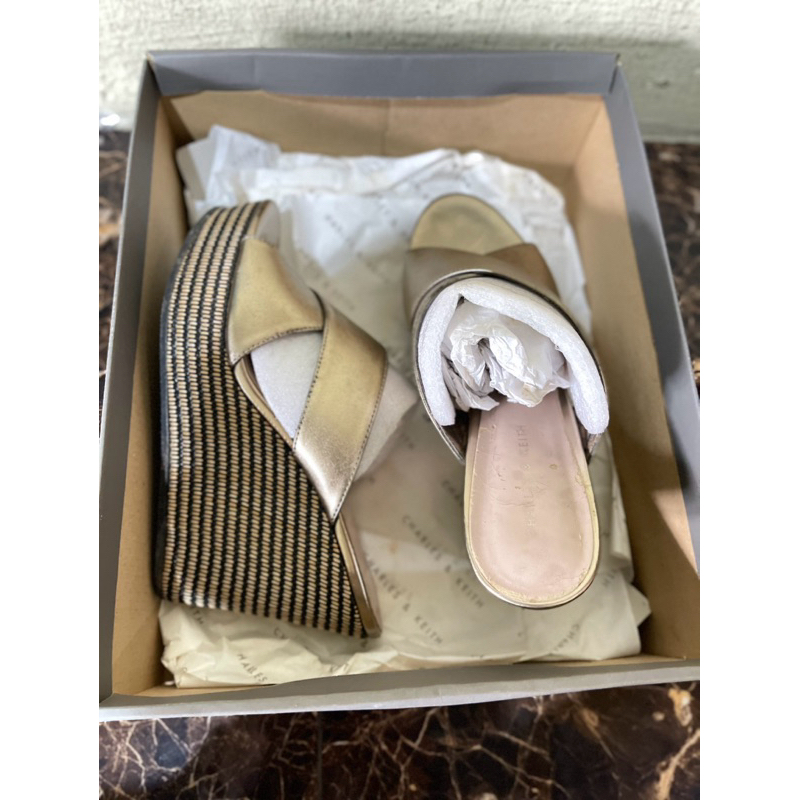 charles keith plat form | sandal wedges charles keith | wedges gold cnk | high heels cnk sandal | ob