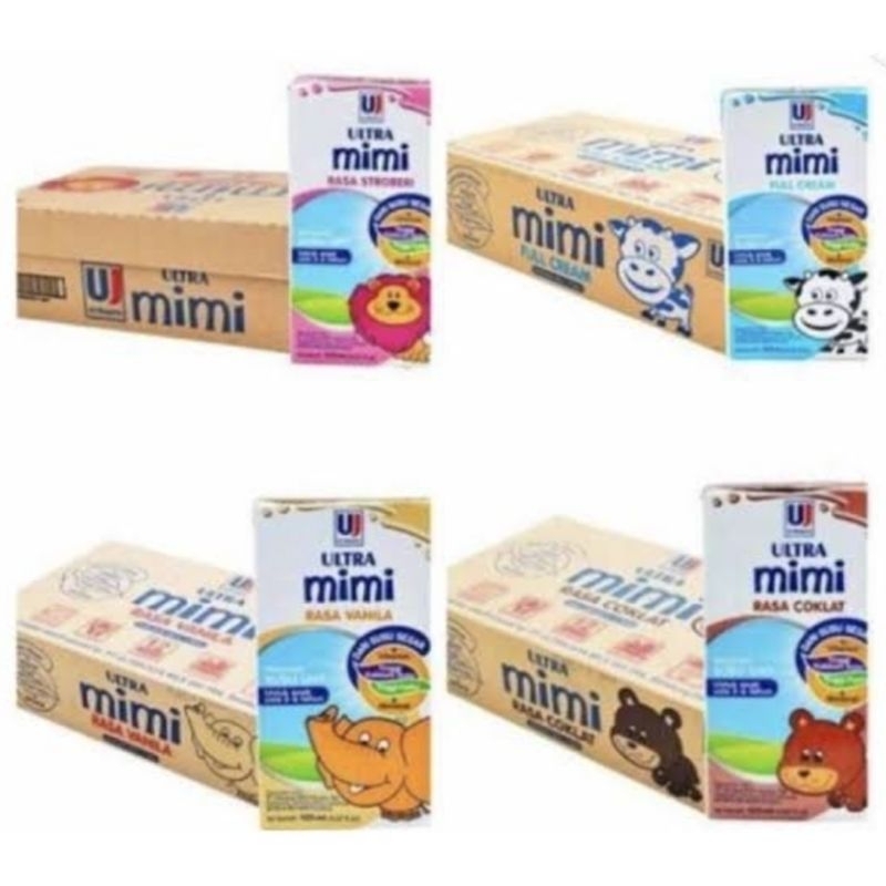 

Ultra Mimi Susu UHT 1 Karton isi 40 pc @ 125 ml