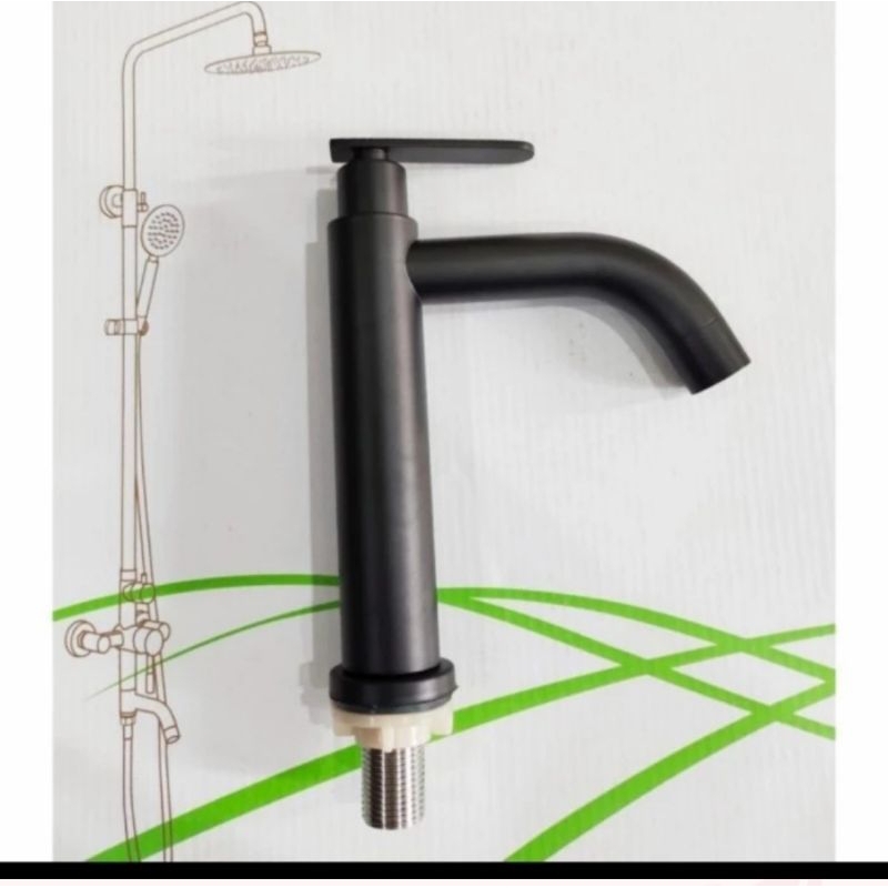 Kran wastafel hitam Kran wastafel stainless sus 304