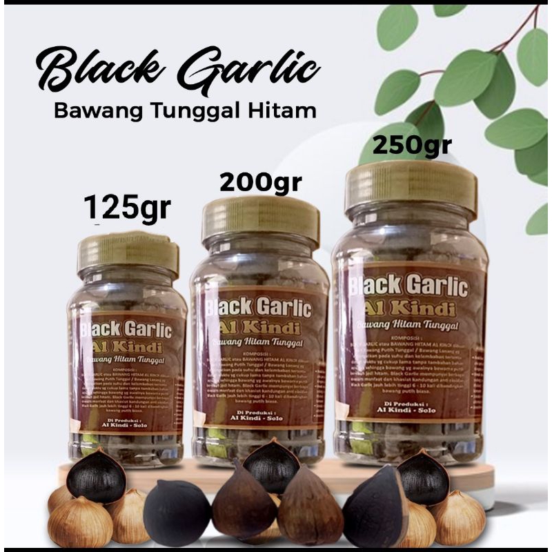 

Black Garlic Bawang Hitam Tunggal 250 gr