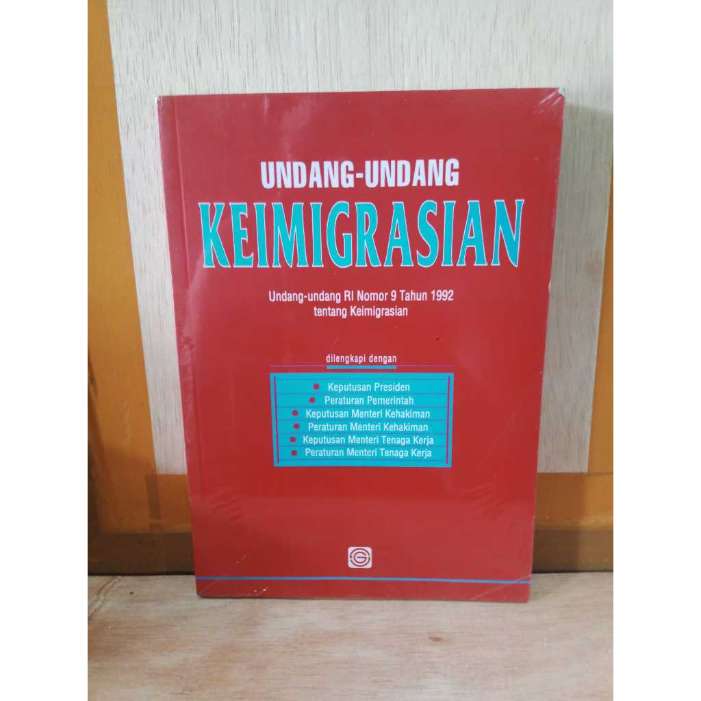 BUKU UNDANG-UNDANG KEIMIGRASIAN