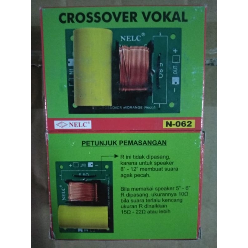 CROSSOVER NELC 062 CROSOVER VOCAL CROSSOVER MIDDLE KROSOVER  MIDRANGE