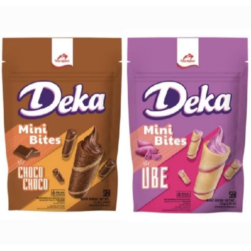 

Deka mini bites choco/ube 72gr satuan atau bundling exp 2026