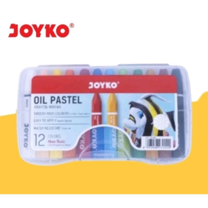 

Crayon | Oil Pastel Joyko 12S (12 Warna)