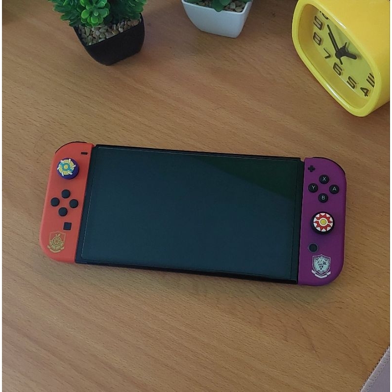 Nintendo Switch Oled Edisi Pokemon Scarlet - Second
