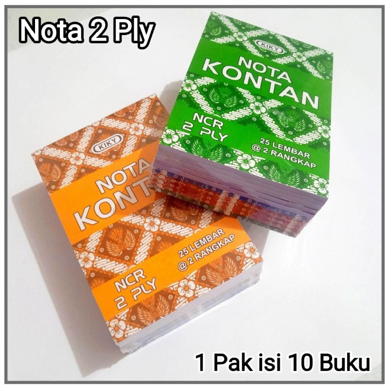 

1 Pak Nota Kontan Kecil 2 Ply Kiky Isi 10 Pcs