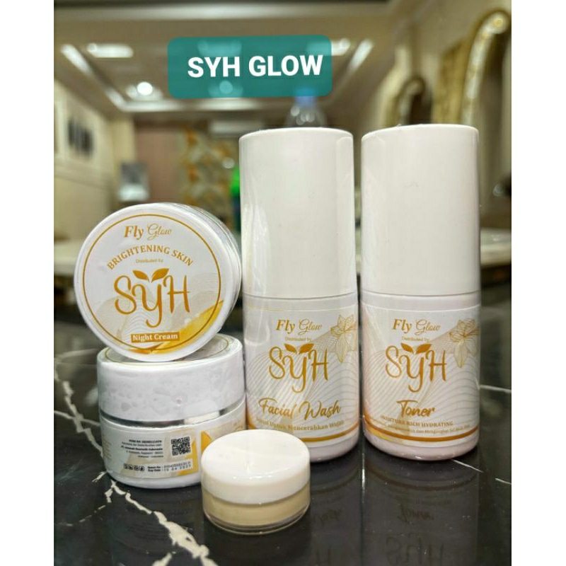 BISA COD BPOM Set paket lengkap syh glow fly glow syahraeni glowing original paket super premium syr