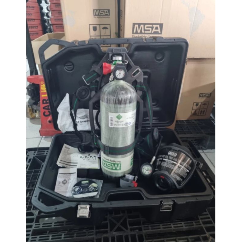 BREATHING APPARATUS MSA M1/SCBA MSA COMPOSITE CYLINDER ORIGINAL FULL SET