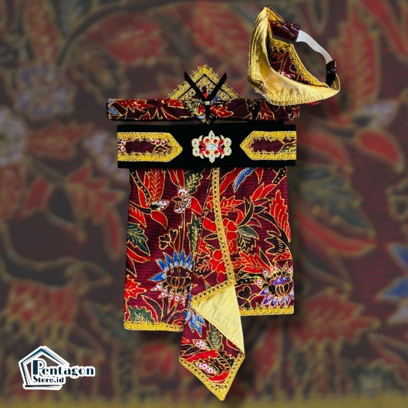 Sembong Dodot Pencak Silat Premium Merah