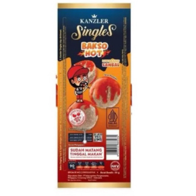 

KANZLER SINGLES BAKSO HOT 48GR