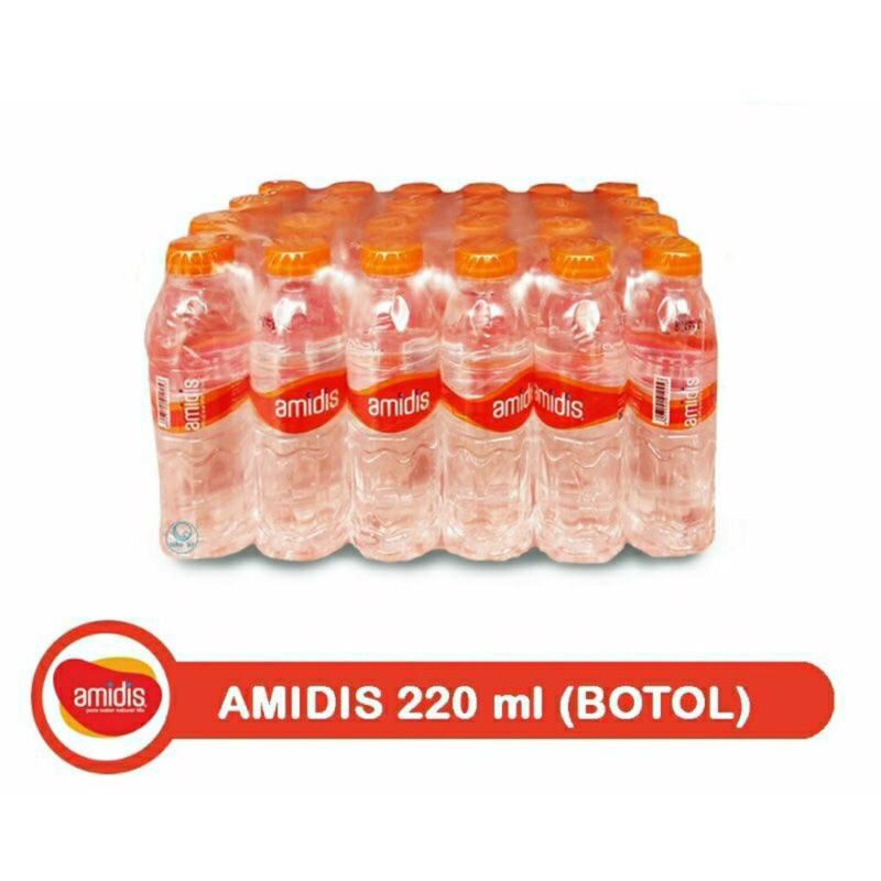 

Amidis Air Mineral 220ml Botol 24pcs