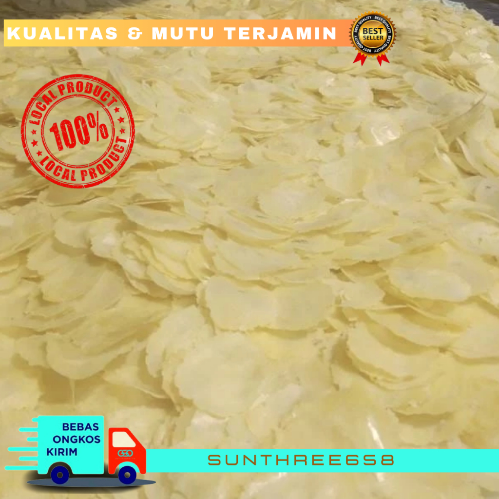 

500 GRAM EMPING MELINJO MENTAH ASLI KEBUMEN / KERUPUK EMPING BLINJO MLINJO MELINJO