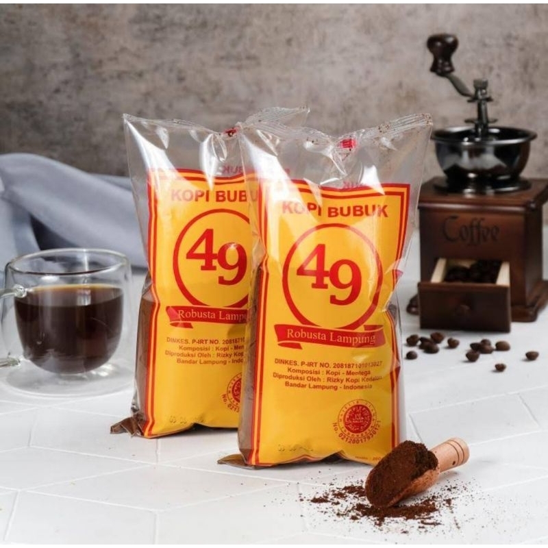 

KOPI BUBUK 49 ROBUSTA LAMPUNG 200gr