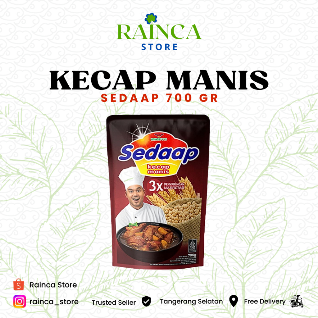 

Sedaap Kecap Manis 700 gr 700gr Refil Tangerang Selatan