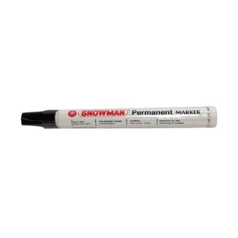 

spidol permanen MARKER SNOWMAN G-12 ecer 1pc HITAM alat tulis