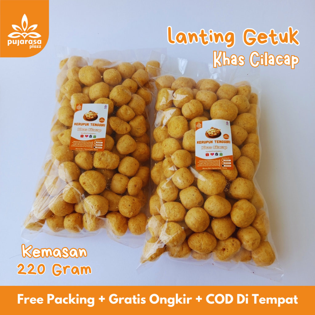 

PREMIUM KERUPUK KRUPUK IKAN TENGGIRI TENGIRI ASLI KHAS CILACAP 220 GRAM