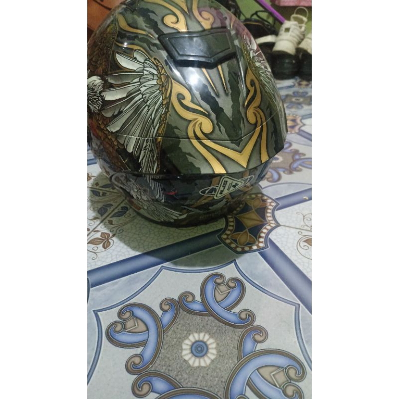 Helm fulface njs garuda original