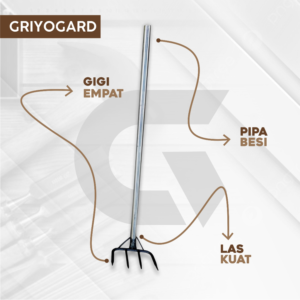 GARUKAN SAMPAH BAHAN FULL BESI GARUKAN SAMPAH GARUKAN SELOKAN PANJANG 85 Cm GIGI 4