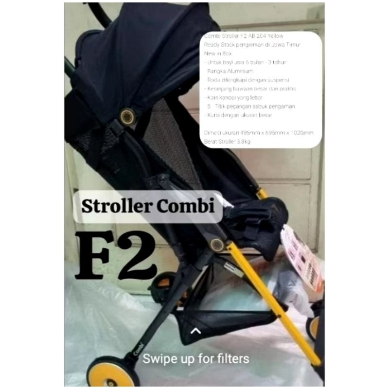 BIGGEST SALE TURUN HARGA SAMPAI 31 OKTOBER 23.30 NEW in BOX Stroller Combi F2 Yellow DISKON 2,3JUTA