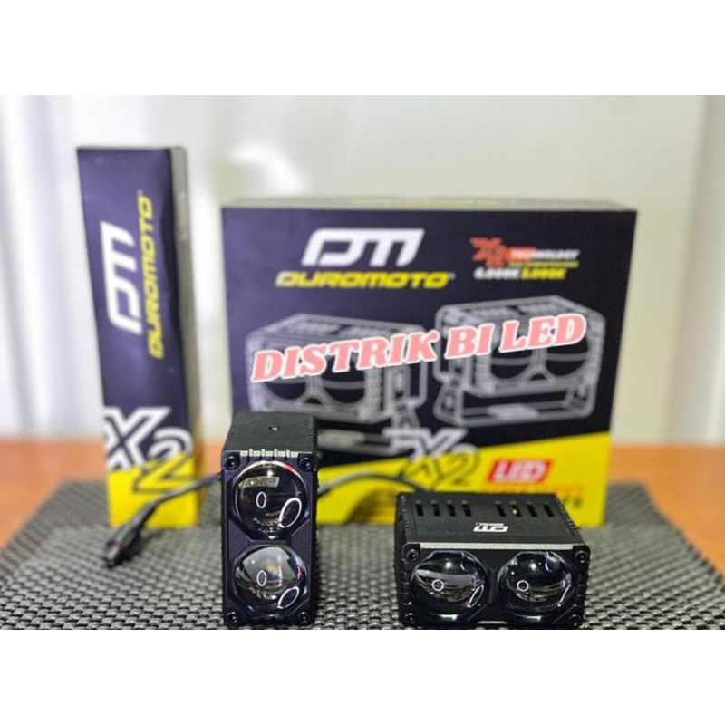 DUROMOTO X2 MINI LASER 2 MATA 100W MINI LASER MOTOR MOBIL