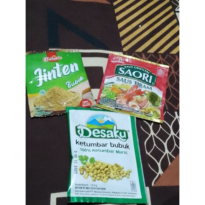 

Saori Saus Tiram+Ketumbar Bubuk+Jinten bubuk 5 gram Paket 2Ad (TRB87)
