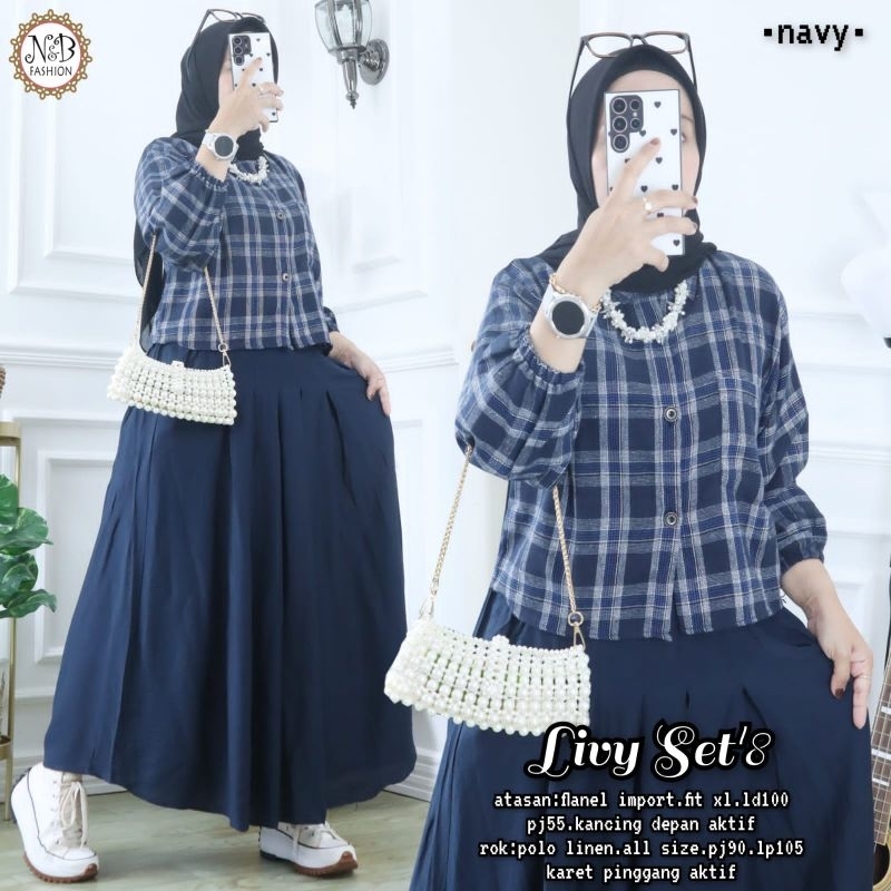 flaneta gamis set jaket jeans one set jaket crop kotak kotak n&d gamis rayon premium jaket jeans cro