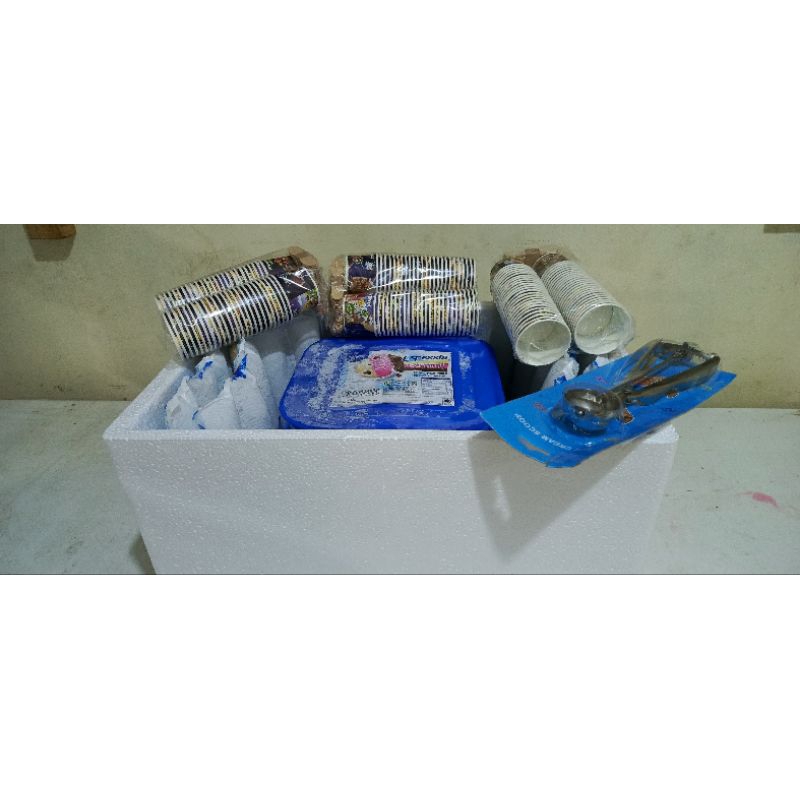 paket ice cream hajatan / paket eskrim sunatan /paket acara / ice cream 8 liter / eskrim aice murah 