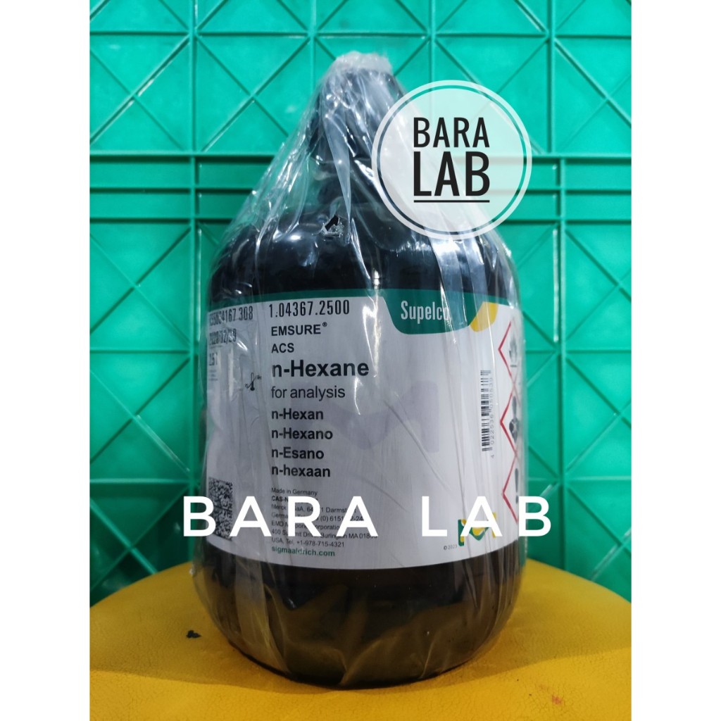N-HEXANE / C₆H₁₄ / Heksana pro analis MERCK 104367 2,5L