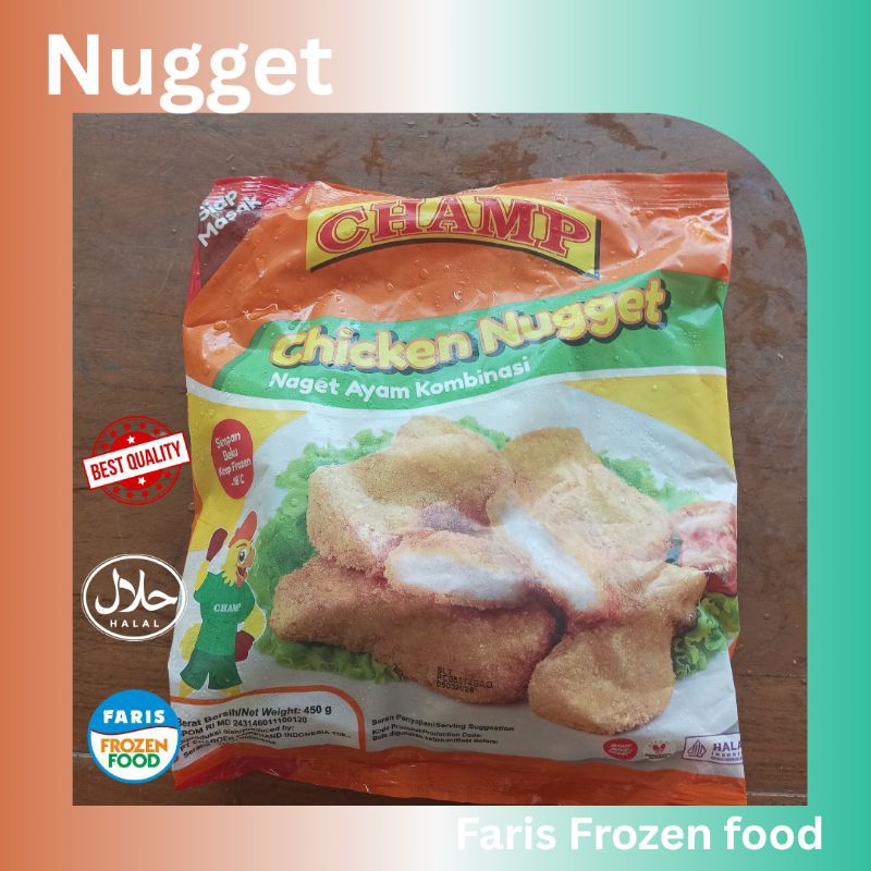 

CHAMP Nugget Ayam kombinasi 450gram