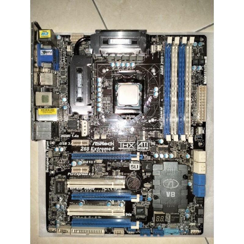 MOTHERBOARD ASROCK Z68 EXTEME4 GEN3 LGA 1155 DDR3 SECOND/BEKAS