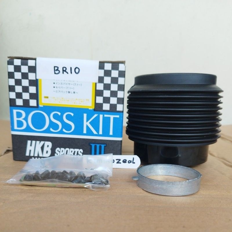 Bosskit dudukan stir racing mobil Honda Brio original asli jepang