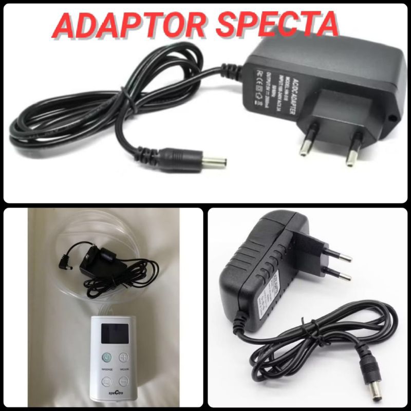 Charger Pompa ASI Spectra 9+ Plus Breast Pump Adaptor Cascasan Power