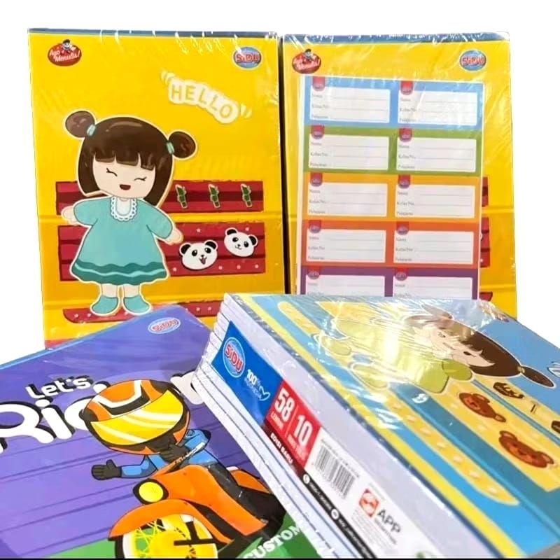 

SIDU 58 lembar isi 10 buku per pack
