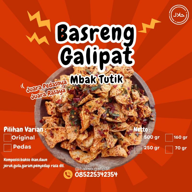 

Basreng Galipat Mbak Tutik 160gr