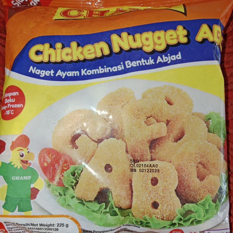 

chicken nugget ABC
