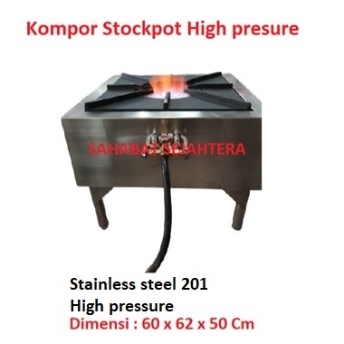 Kompor Gas Stock Pot High Pressure Burner SP-1HP - Kompor Tekanan Tinggi untuk Panci Besar / Usaha K