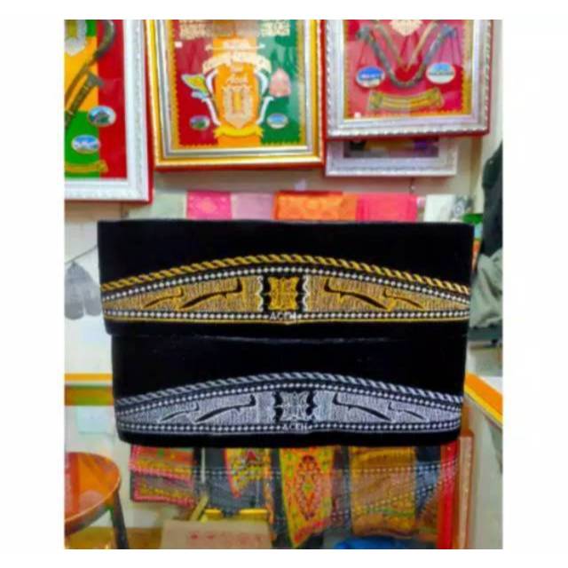 Peci Aceh Motif Pintu Aceh Dan Rencong/Peci Khas Aceh