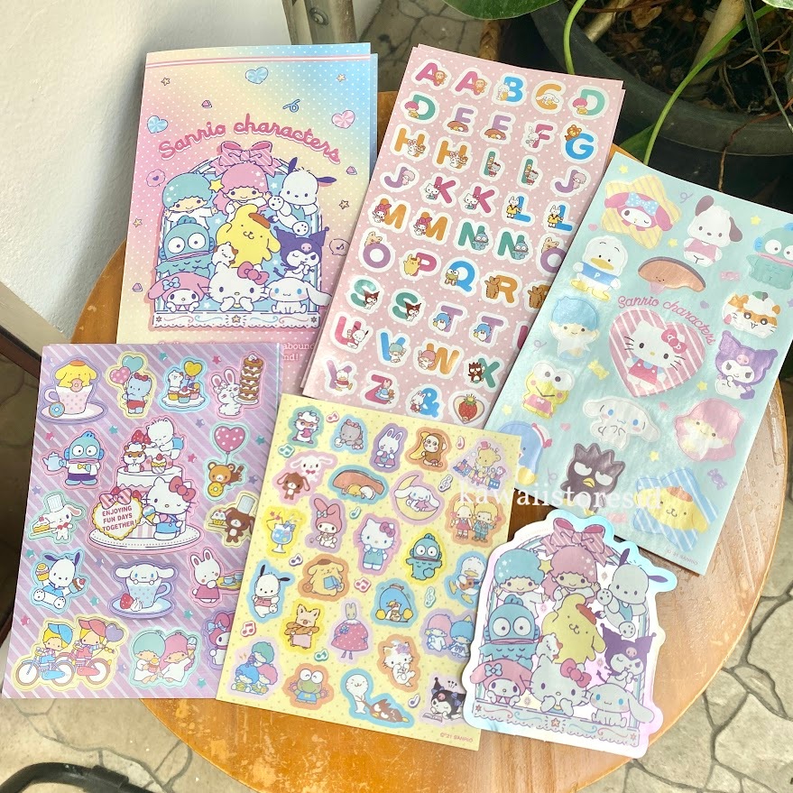 

RK Stiker Huruf Sticker Amplop Label Stiker Book Karakter Kartun Sanrio Hello Kitty Cinnamoroll
